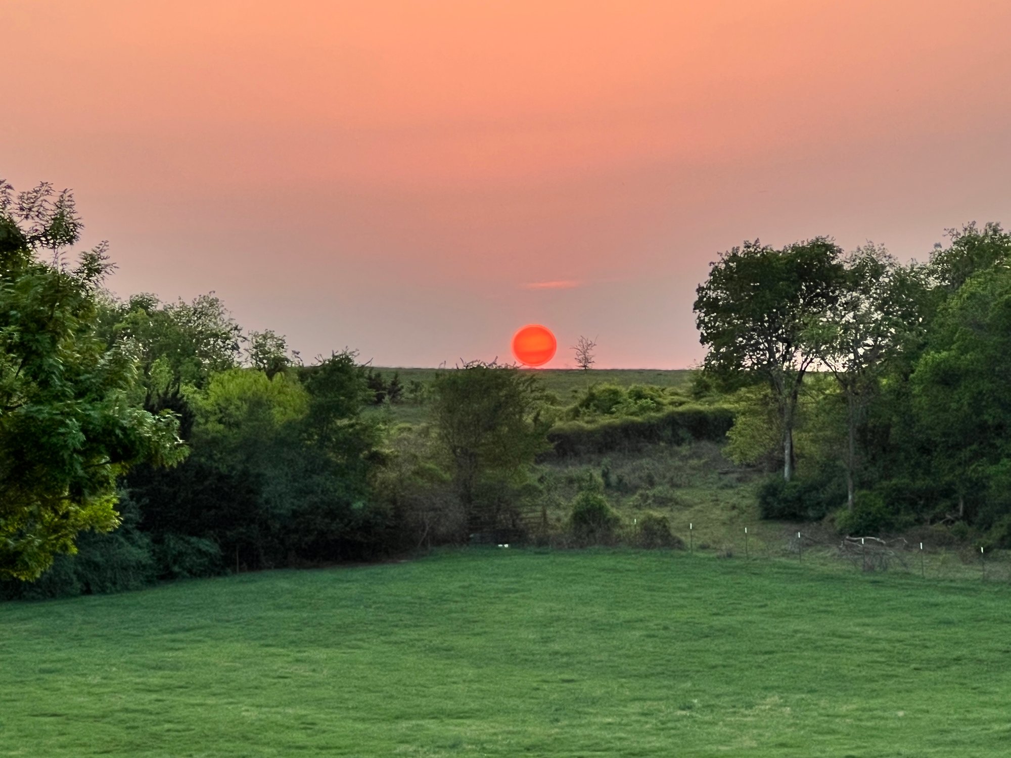 Sunset at 575 Highview Ranch